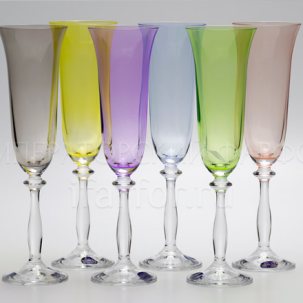 Набор фужеров для шампанского Арлекино 6/6 Анжела