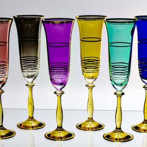 Набор фужеров для шампанского Арлекино 6/6 Анжела