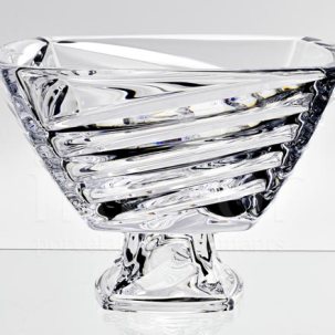 Фруктовница на ножке Facet Crystalite Bohemia