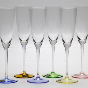 Набор фужеров для шампанского Арлекино 6/6 SUZANNE