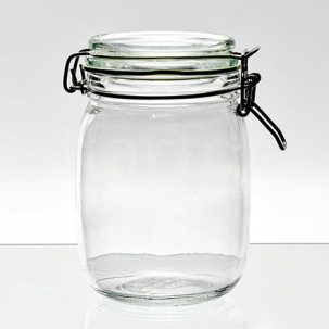 Банка с крышкой Прозрачный KORKEN КОРКЕН