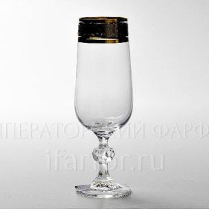 Фужер для шампанского Цветочный орнамент Клаудиа STERNA