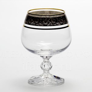 Бокал для бренди Цветочный орнамент Клаудиа STERNA
