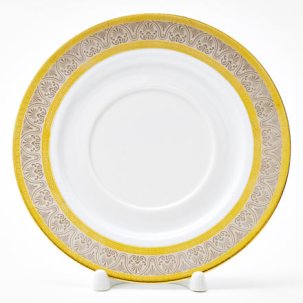 Подставка для соусника Широкий кант платина золото Опал