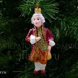 Елочная игрушка Маркиз Маркиз в вишневом камзоле