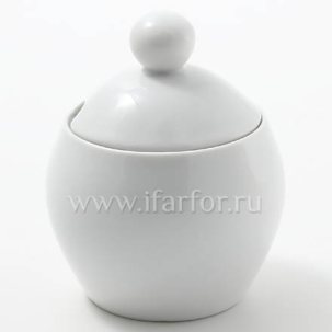 Сахарница с крышкой Белый Осень