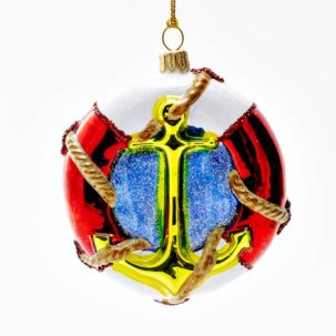 Елочная игрушка Спасательный круг