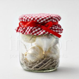 Елочная игрушка Чеснок в банке