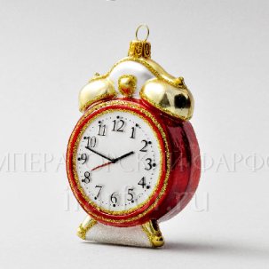 Елочная игрушка Ретро Техника. Будильник