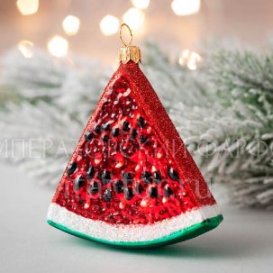 Елочная игрушка Арбуз