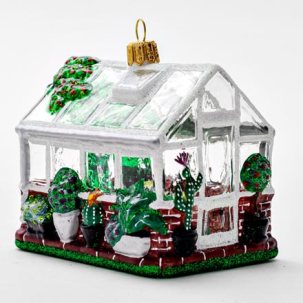 Елочная игрушка Теплица