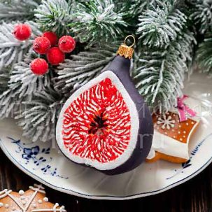 Елочная игрушка Инжир