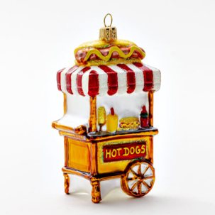 Елочная игрушка Тележка для хот-догов