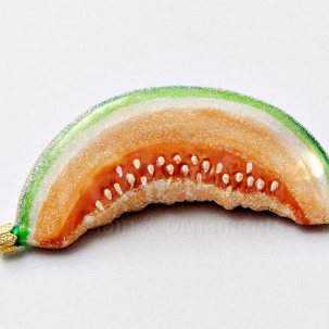 Елочная игрушка Ломтик дыни