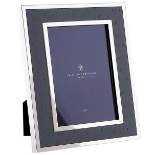 Фоторамка посеребренная Острич Прямоугольная