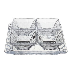 Набор сервировочный Прозрачный Marble