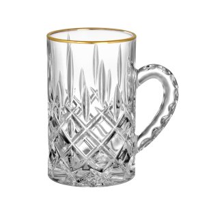 Набор кружек Прозрачный с золотом Hot Beverages