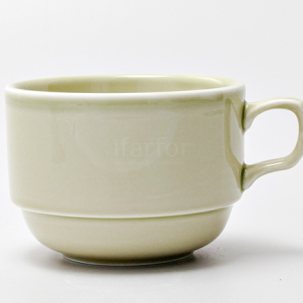 Чашка чайная Акварель (бежевый) Браво