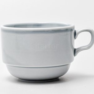 Чашка чайная Акварель (светло-серый) Браво