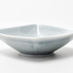 Салатник квадратный Акварель (темно-серый) Принц