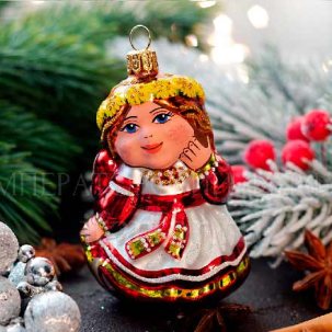 Елочная игрушка Девочка Лето Времена года
