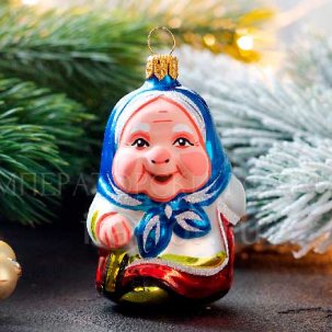 Елочная игрушка Бабка Курочка Ряба