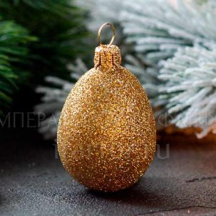 Елочная игрушка Золотое яйцо Курочка Ряба
