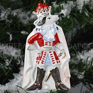 Елочная игрушка Мышиный король Мышиный король рельефный цветной