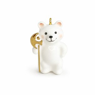Елочная игрушка Мишка с секирой