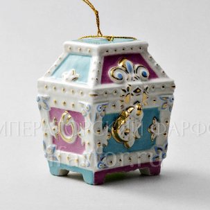 Елочная игрушка Сундучок Сказка о царе Салтане. Сундучок