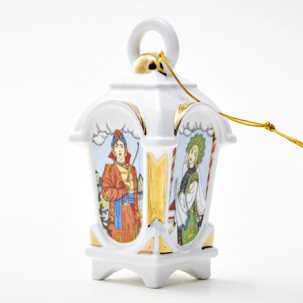 Елочная игрушка Фонарик классический Царевна-лягушка