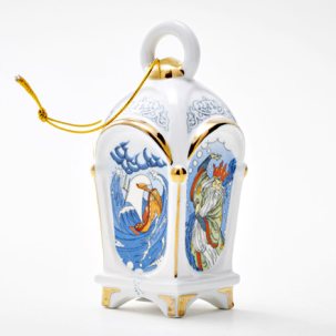 Елочная игрушка Фонарик классический Садко