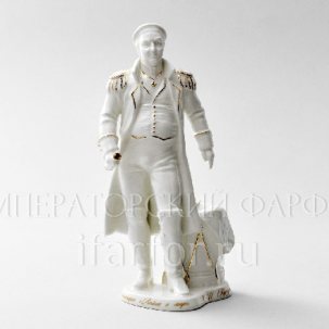 Скульптура Кутузов Война и мир. Кутузов белый с золотом