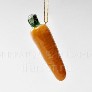 Елочная игрушка Морковь мини