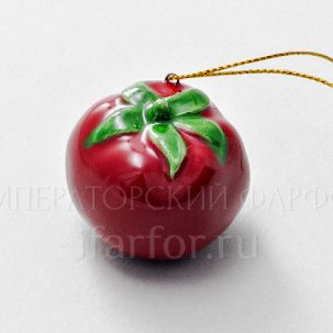 Елочная игрушка Помидор мини