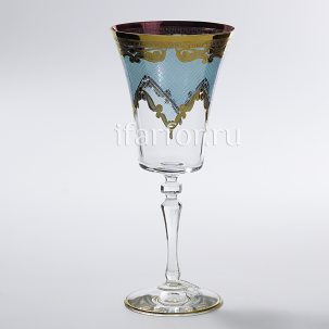 Набор бокалов для красного вина Вуаль голубая 6/6 Krosno