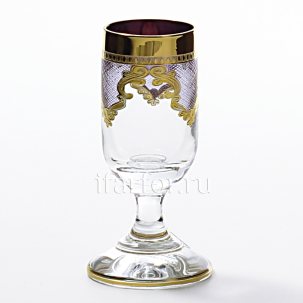 Набор рюмок для водки Шёлк аметистовый 6/6 Krosno