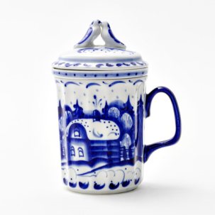 Бокал Гжель Подарочный