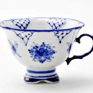 Чашка чайная Гжель Цветок