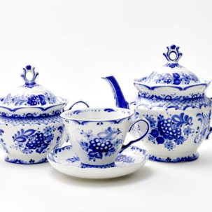 Сервиз чайный Гжель 6/14 Натали