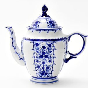 Чайник заварочный Гжель ситец Лиза