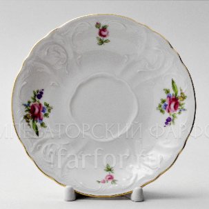 Блюдце чайное Бернадотт Мейсенский букет Бернадотт