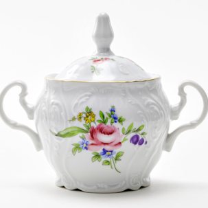 Сахарница Бернадотт Мейсенский букет Бернадотт