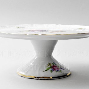 Блюдо для торта Бернадотт Мейсенский букет Бернадотт