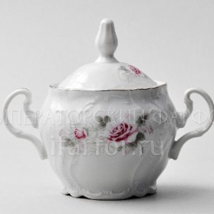 Сахарница Бернадотт Серая роза платина Бернадотт