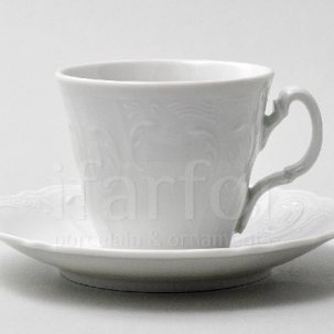 Чашка с блюдцем чайная Бернадотт Недекорированный 1/2 Бернадотт ведерка