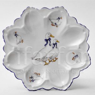 Ваза для фруктов на ножке Корона Гуси Корона