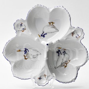 Менажница 3-х секционная Корона Гуси Queens crown