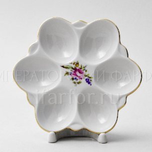 Поднос для яиц Корона Полевой цветок Корона Круглый лоток на 6 яиц