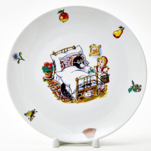 Тарелка мелкая Красная шапочка